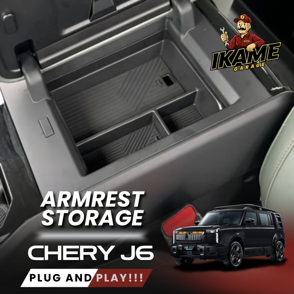 Chery J6 Armrest Storage Ready Stock Premium ABS / Chery J6 Armest Storage /  Armest Storage Chery J