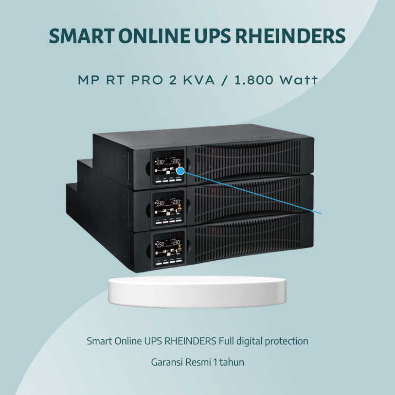 Smart Online UPS RHEINDERS 2000 VA / UPS RHEINDERS tipe Rack 2 KVA
