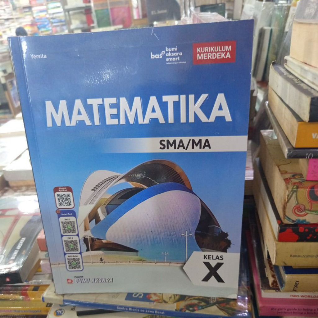 buku matematika kelas 1 SMA bumi aksara kurikulum merdeka buku bekas original