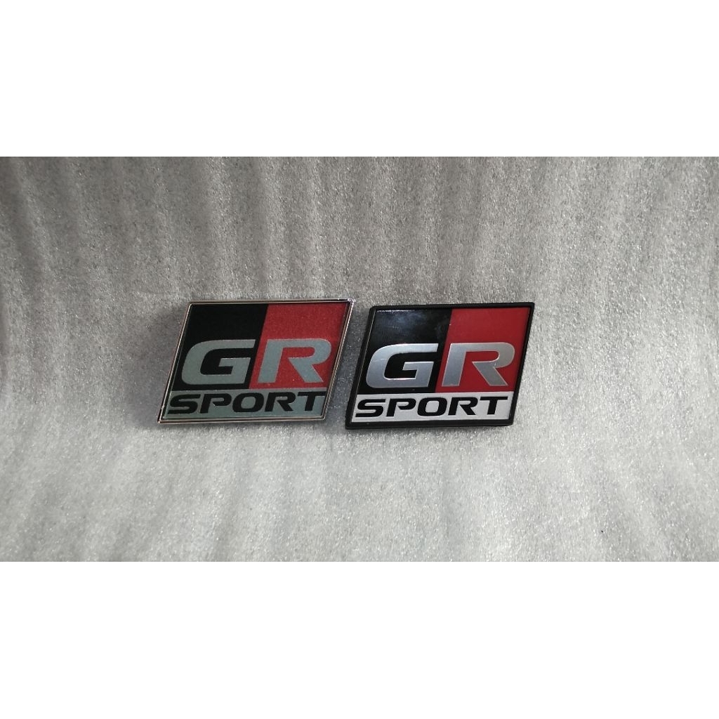 EMBLEM LOGO TULISAN GR SPORT ORIGINAL