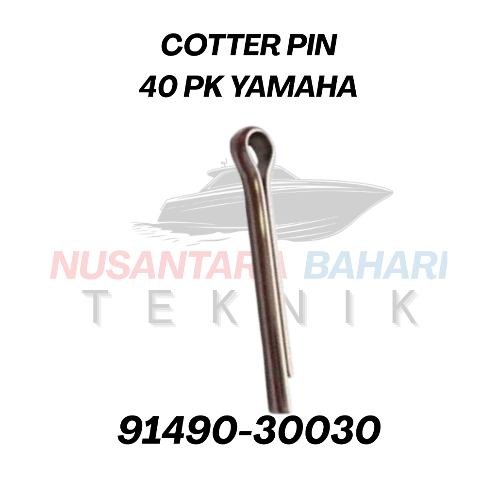 COTTER PIN YAMAHA 40PK 91490-30030 | SPI PEN SPY NUT PROPELLER KIPAS PALING BALING SUKU CADANG & SPA