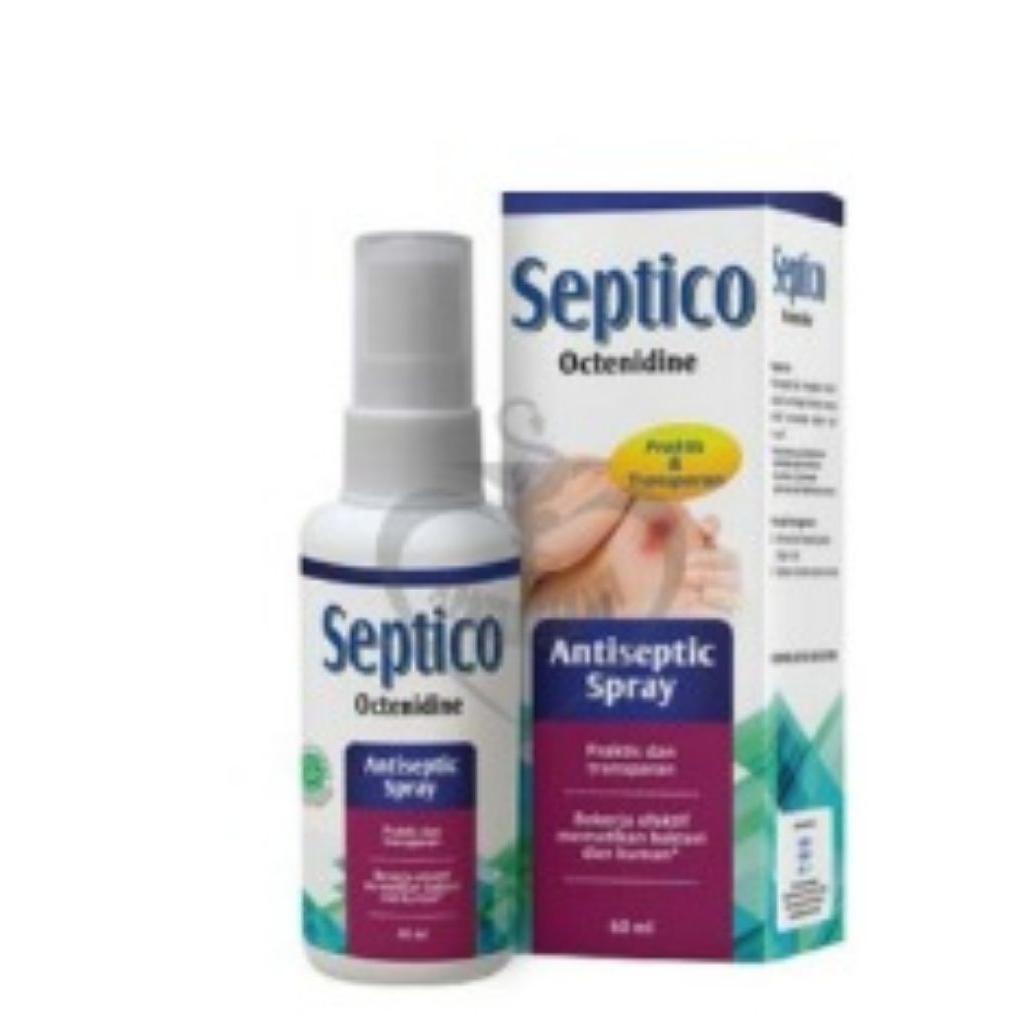 SEPTICO ANTISEPTIK SPRAY 60 ML / ANTISEPTIK LUKA TRANSPARAN / INFEKSI LUKA