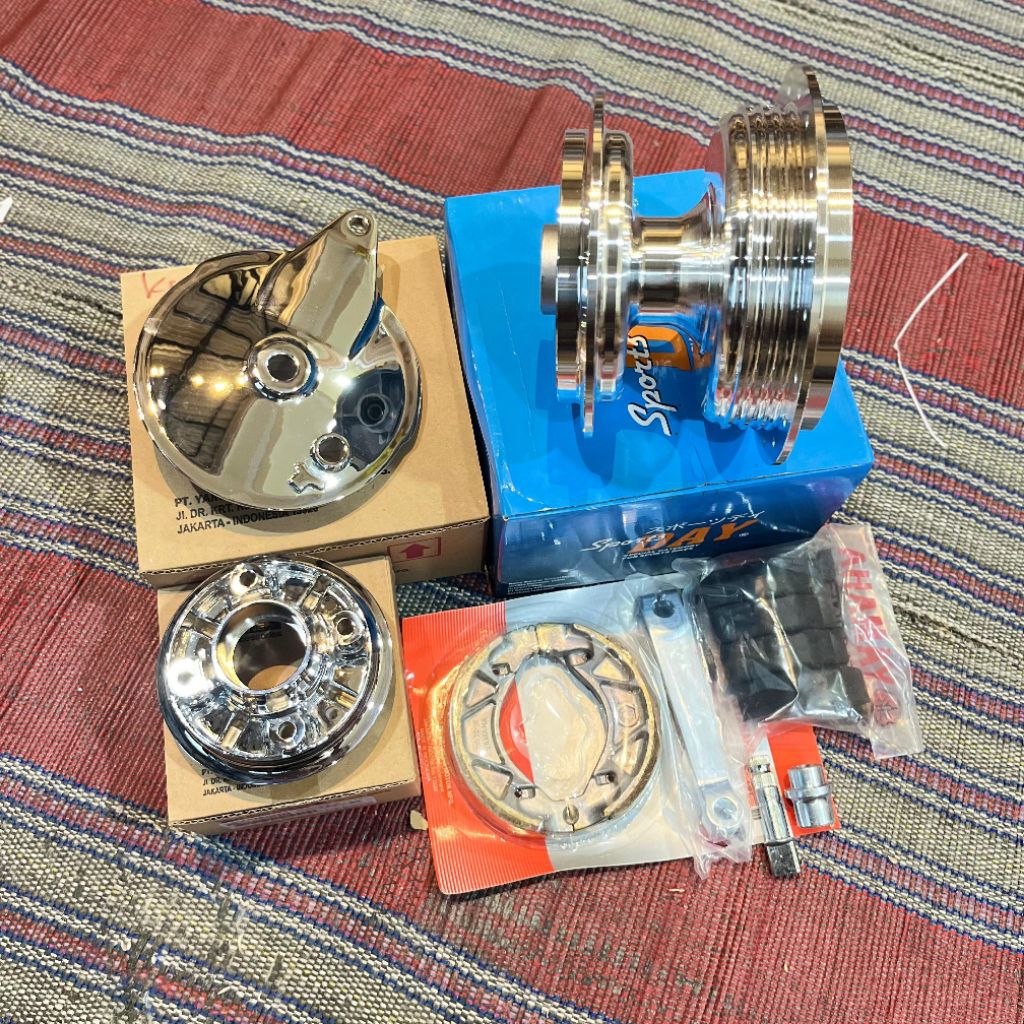 TROMOL TS 100 TS HONCO DAY BUBUT CNC SET TUTUP RX KING & NAPGIR RX KING CROM SET KELENGKAPAN