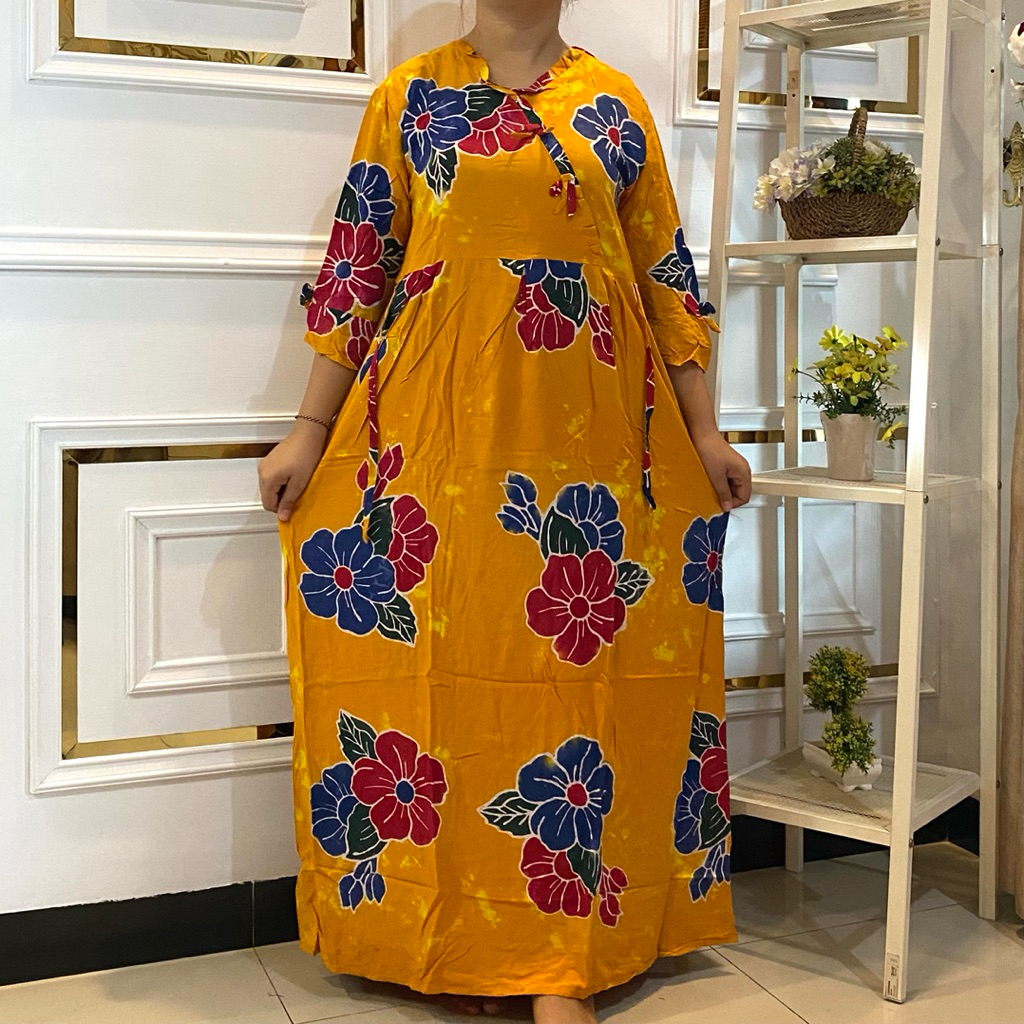 Sekdress Batik Moon Chibi Airin Kerah Serong