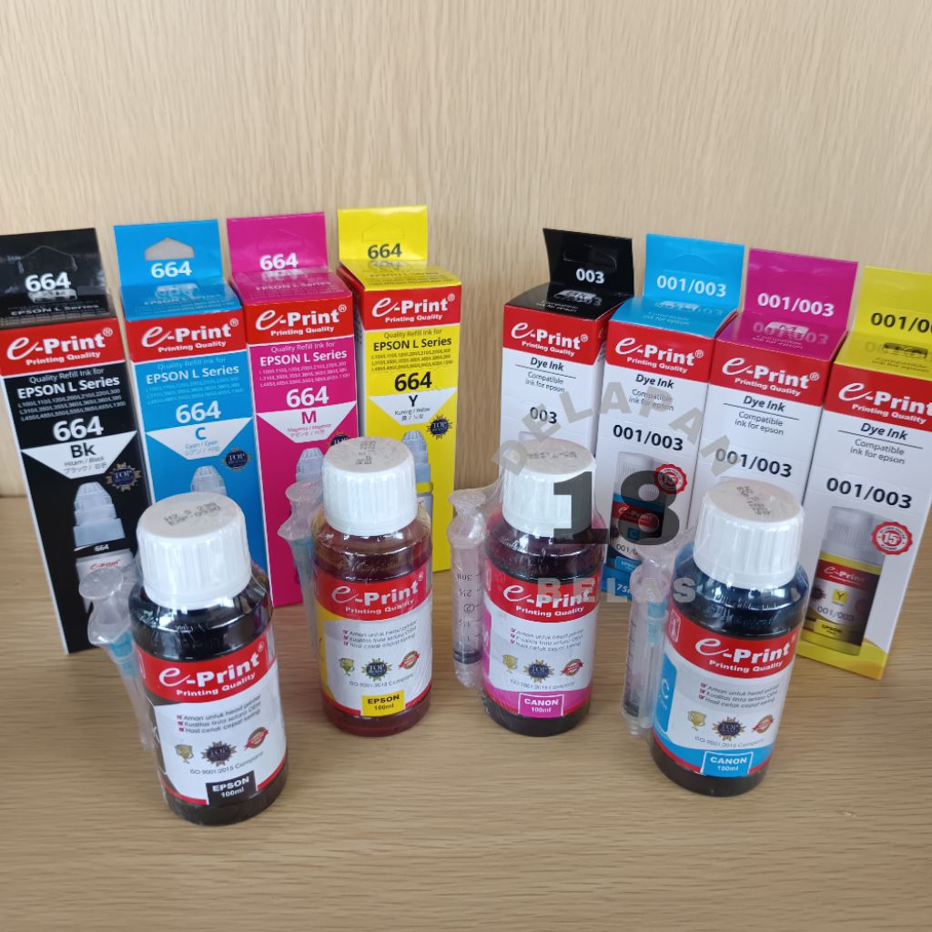 Tinta E-PRINT Epson-Canon / Tinta Printer E Print 003-664-Epson Canon