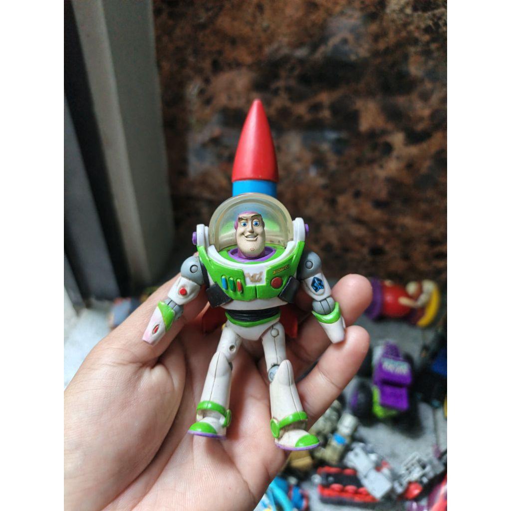 junk figure toy story buzz lightyear rocket