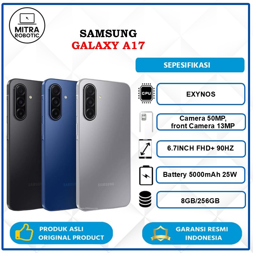 Samsung Galaxy A17 4G 5G 8/128 8/256 GB 8GB 128GB 256GB Smartphone
