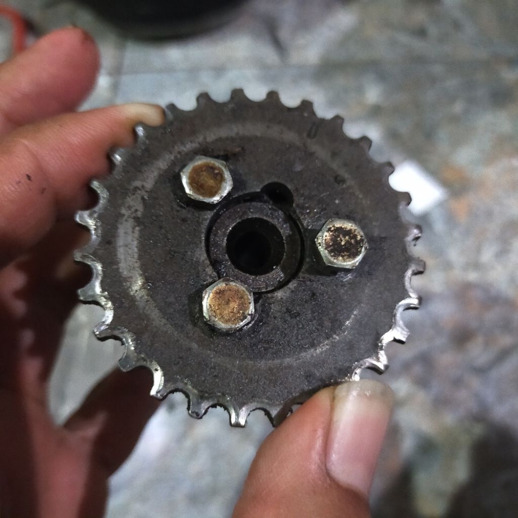 Sepasang Sepaket 3 Pcs Baut Noken As Timing Lobang Baut 3 Garuda Bangau Mocin Tossa Viar Original Be