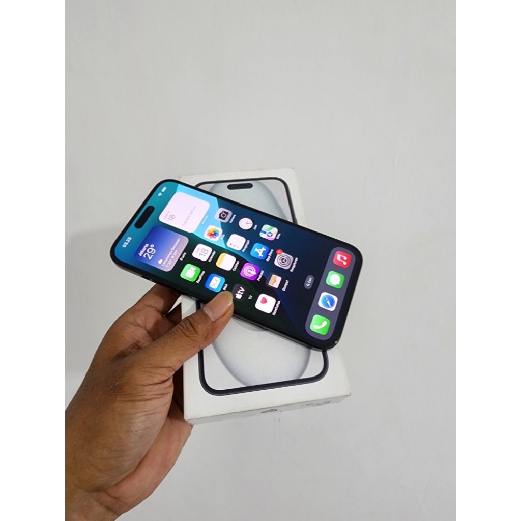 iphone 15 plus 128gb ibok resmi indonesia hb  fullset original