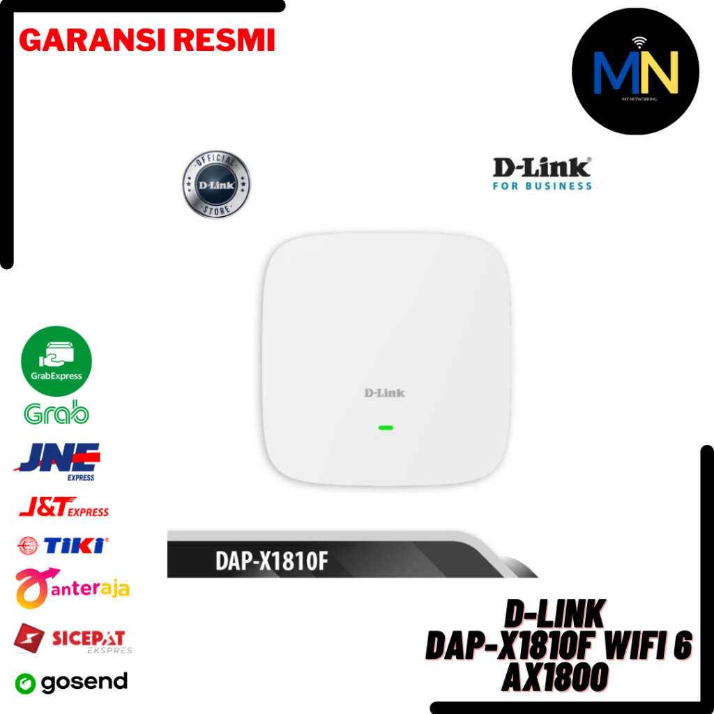 D-Link DAP-X1810F WIFI 6 AX1800 Indoor Access Point