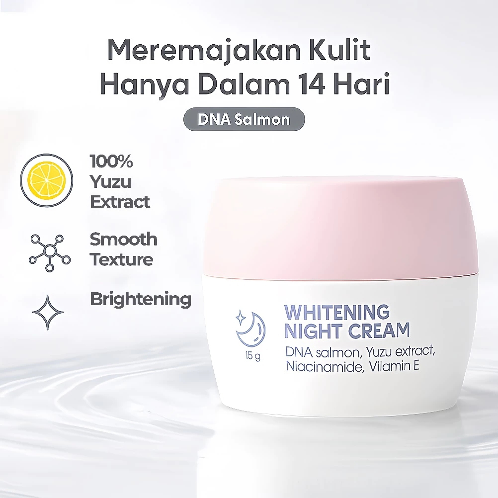 TZUYU SKINCARE WHITENING NIGHT CREAM 15gr