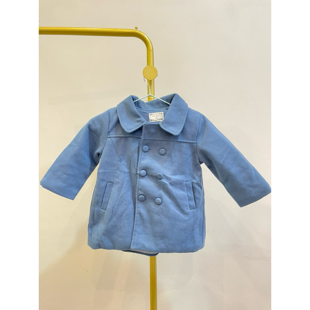 Coat Wool Anak Biru