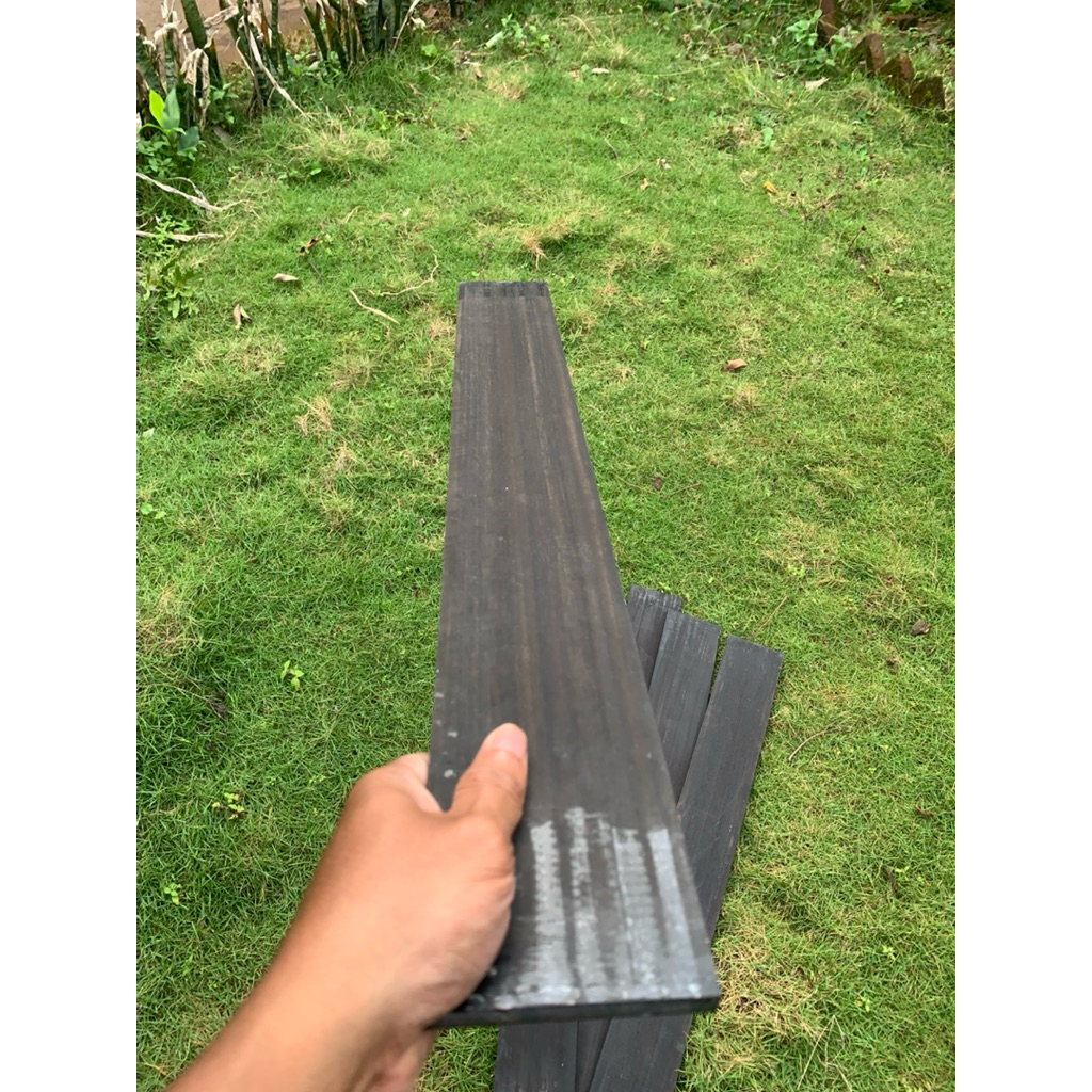 fretboard black jet indian ebony 72x9x0,9mm