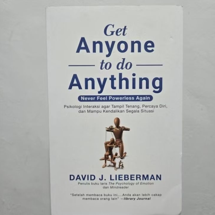 Buku Original Get Anyone To Do Anything - David Lieberman