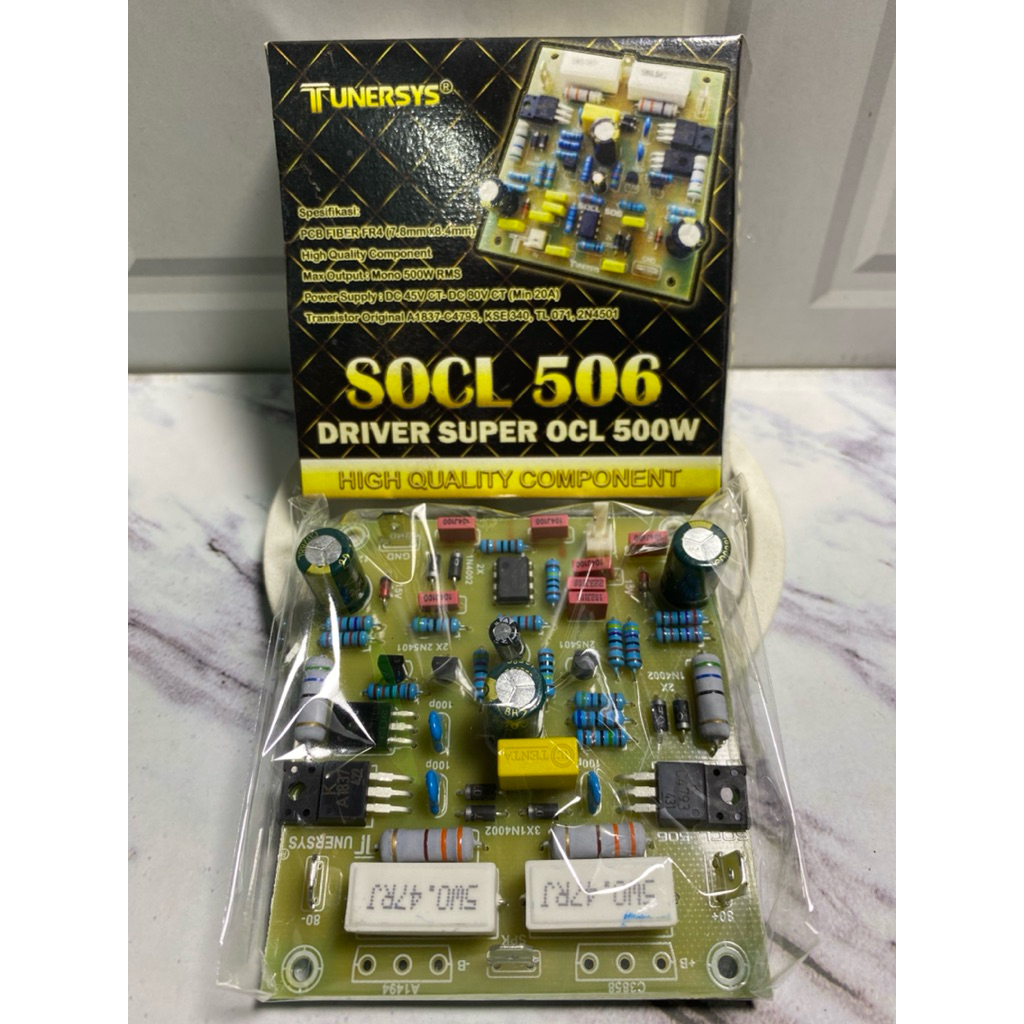 Driver Power Amplifier SOCL 506 PCB Fiber By Tunersys