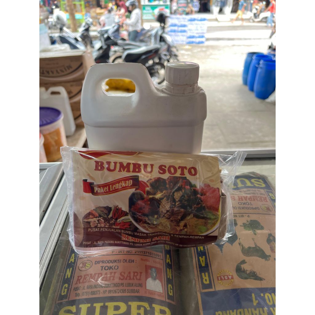 Bumbu soto paket lengkap asli minang(padang)