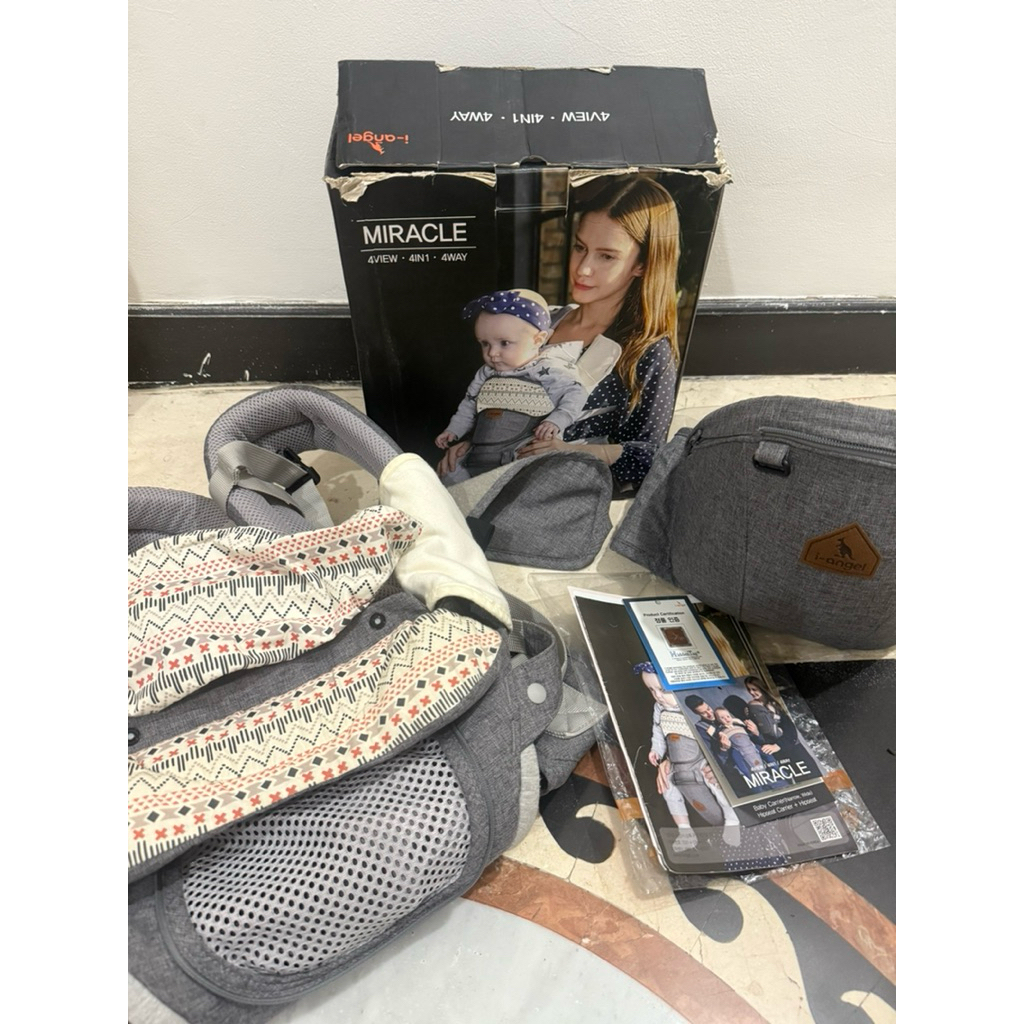i-Angel Miracle Gendongan Bayi M-Shaped Preloved