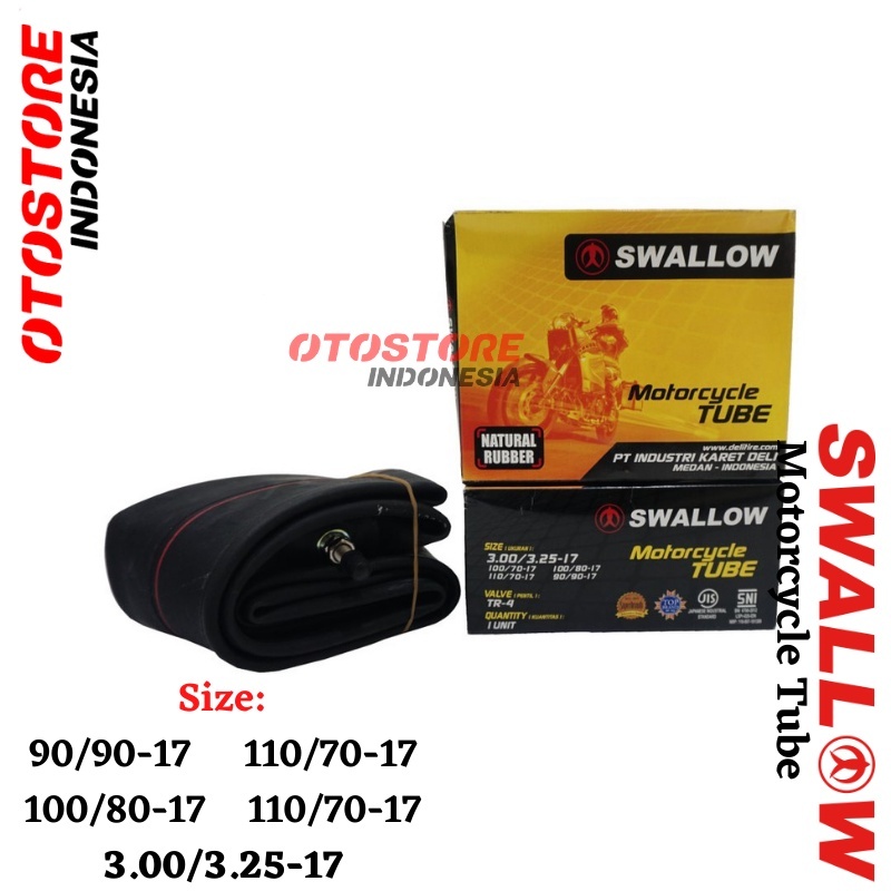 Ban Dalam Motor Swallow uk. 3.00/3.25 - 17
