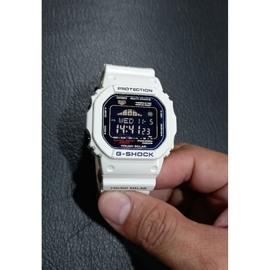 Jam Tangan Casio G-Shock GShock Square GWX-5600C / GWX5600C - 7 White / GWX-5600 Second Like New