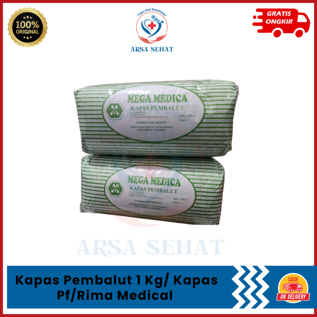 Kapas Pembalut 1kg | Kapas Gulung 1000gr - Kapas Serbaguna