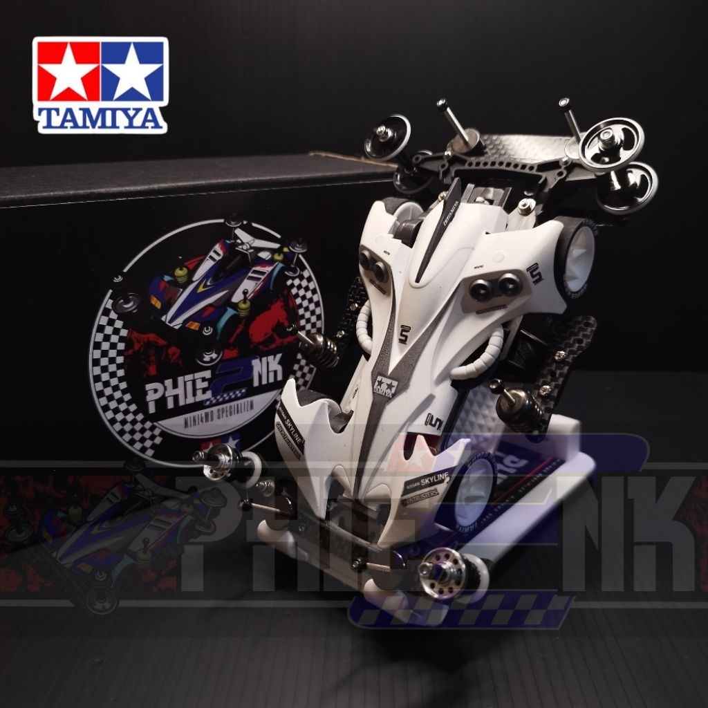 TAMIYA STO RAY STRINGER | SUPER 2 CHASSIS | BMAX | SIDE DAMPER STYLE FULL CARBON | by PHIE2NK MINI4W