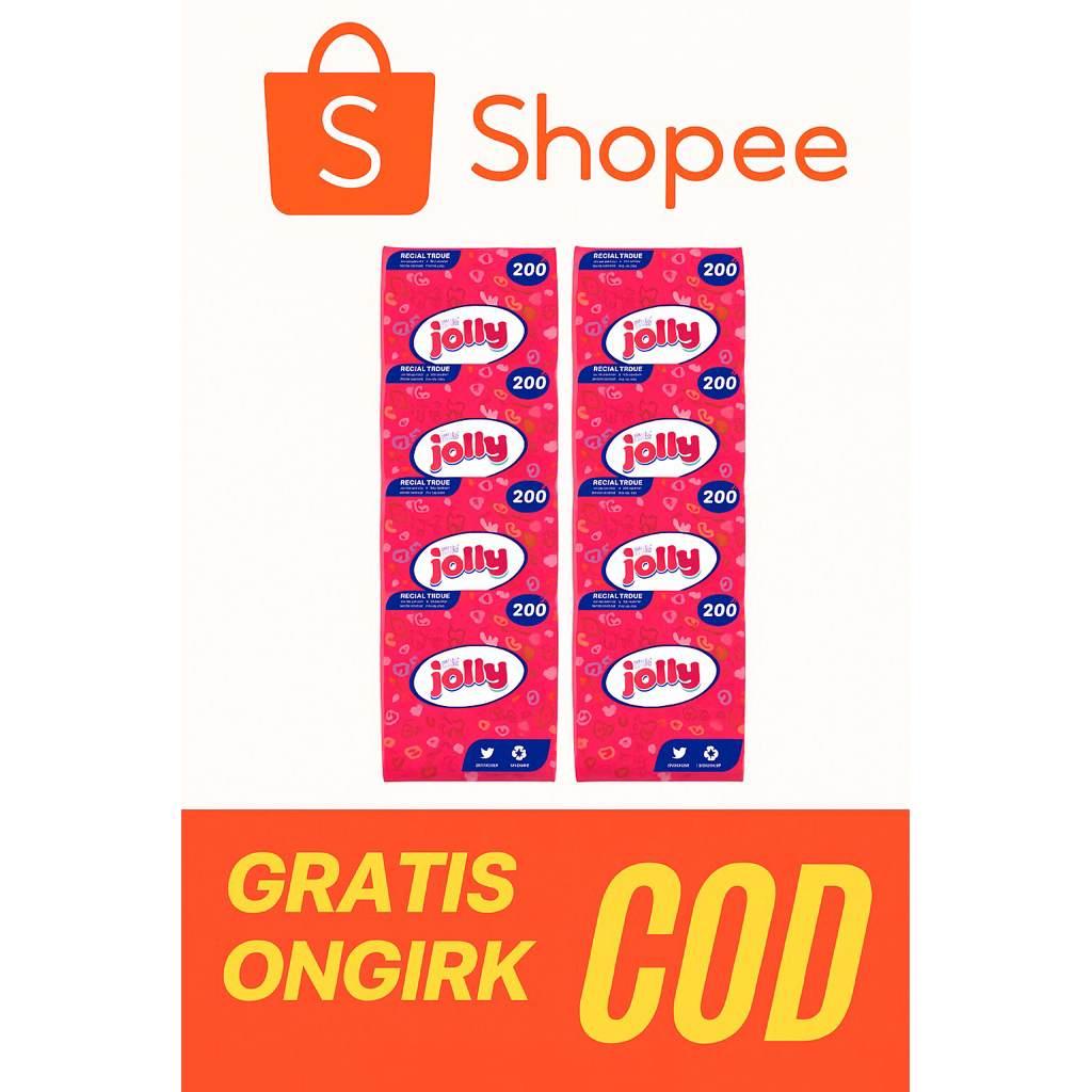 Jolly popup 200s facial tissue 10isi