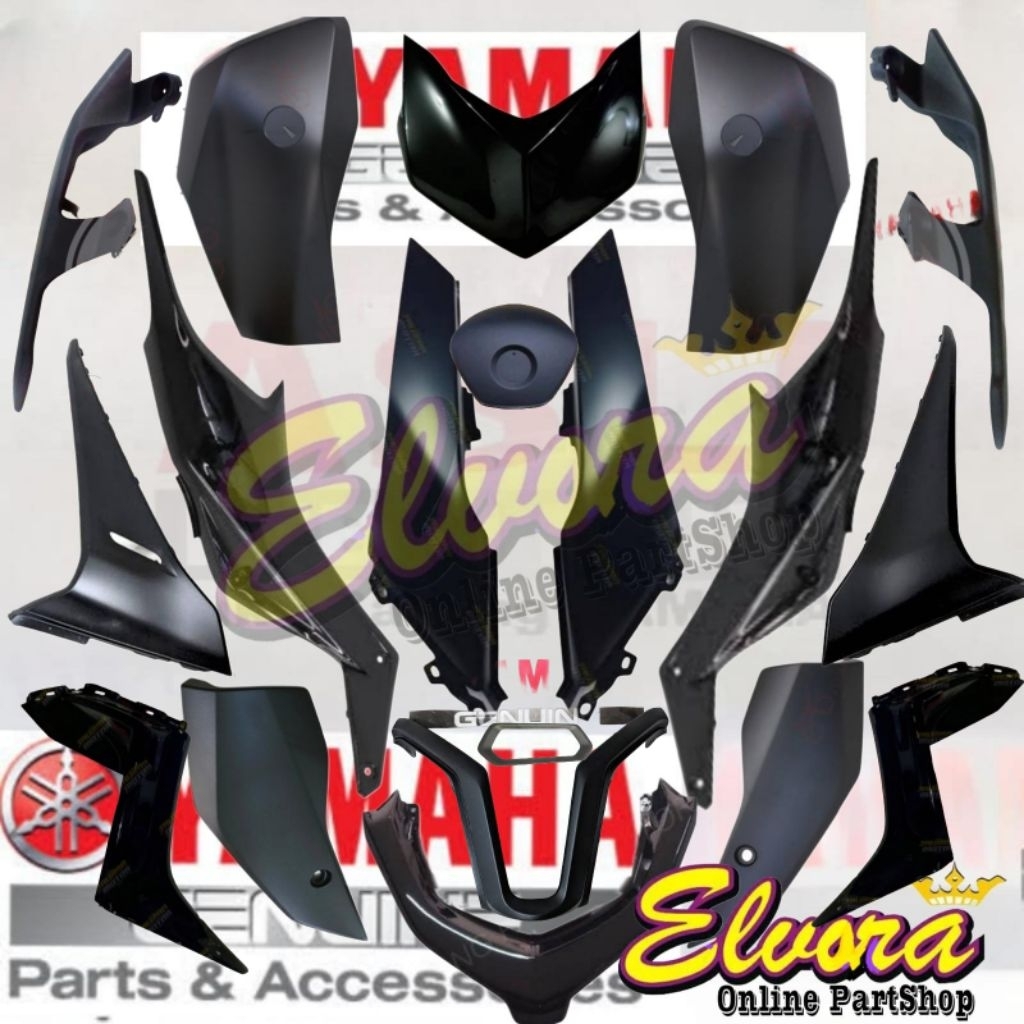 Cover body halus yamaha XMAX Connected Original Hitam