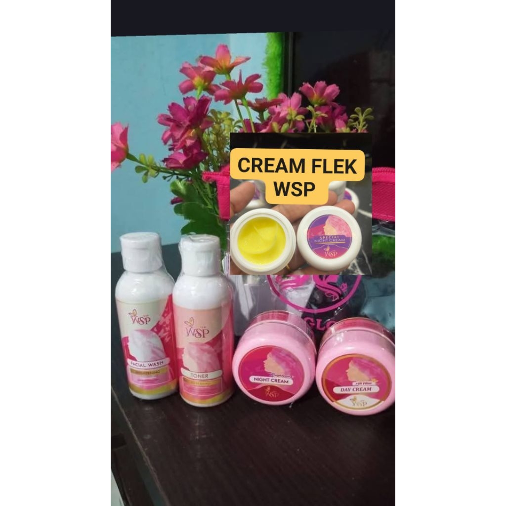 paket WSP GLOW + Cream FLEK WSP BPOM