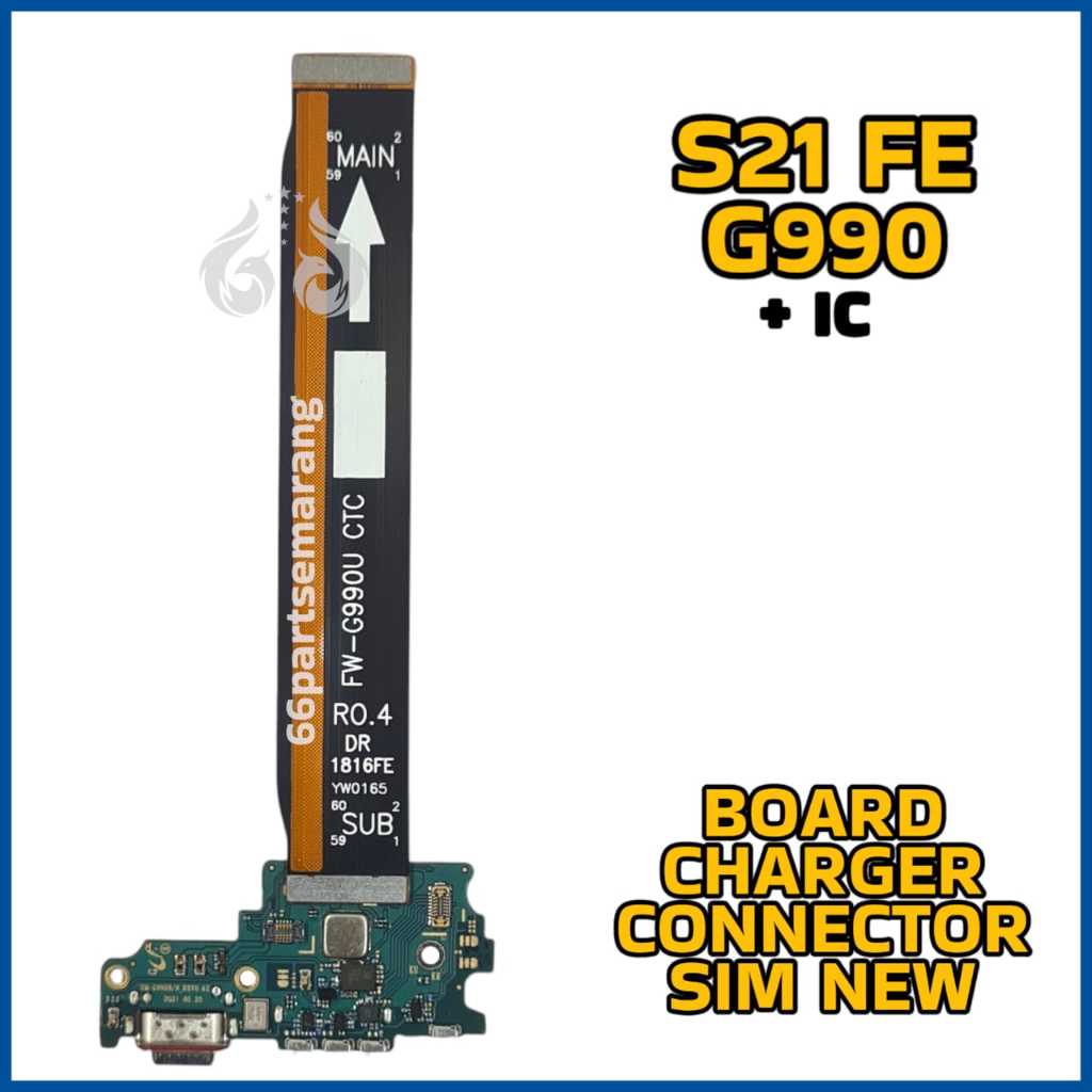 Flexibel Flexible Board Charger Papan Konektor Cas Lcd Octa Samsung S21 FE G990 New