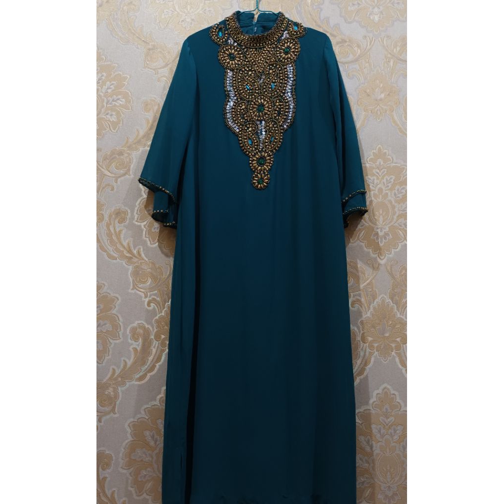 dress gamis jotol batu payet