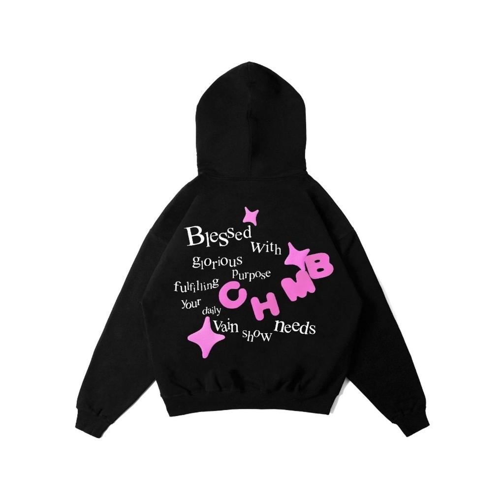 Terbaru Kaos Hoodie Boxy Chambredelavain Chmb Blessed Hoodie Premium T-Shirt