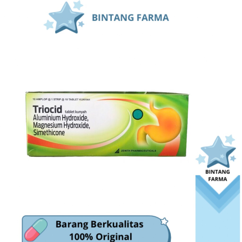 Triocid tablet perbox