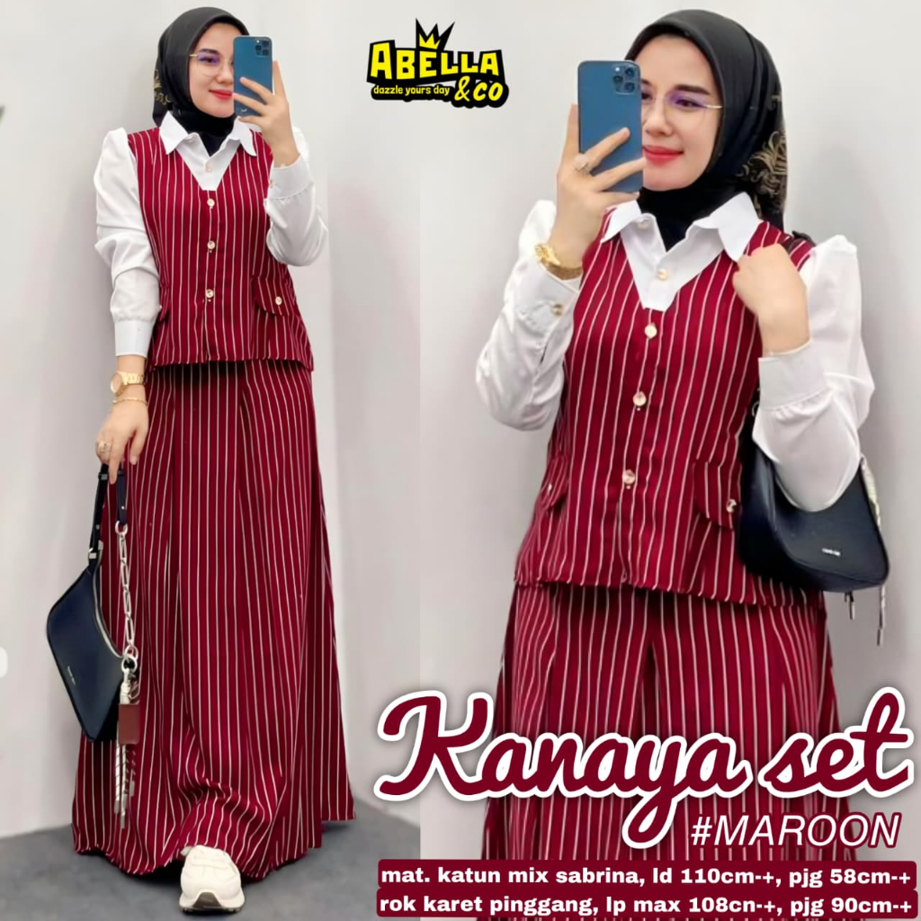 Pakaian Wanita HQ KANAYA SET From AbELLA FASHION STORE
