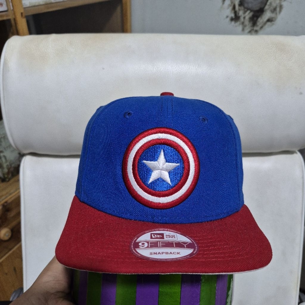 Topi New Era Captain America Marvell