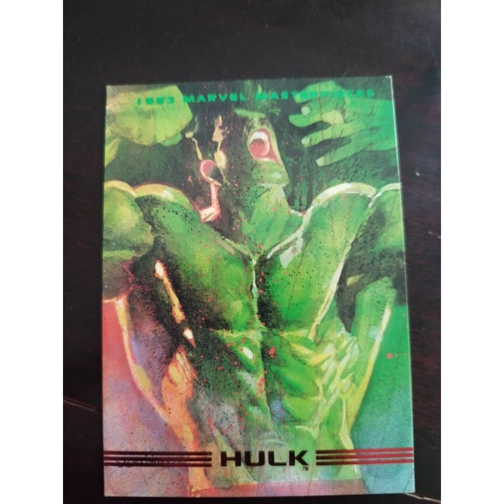 kartu marvel masterpiece Hulk