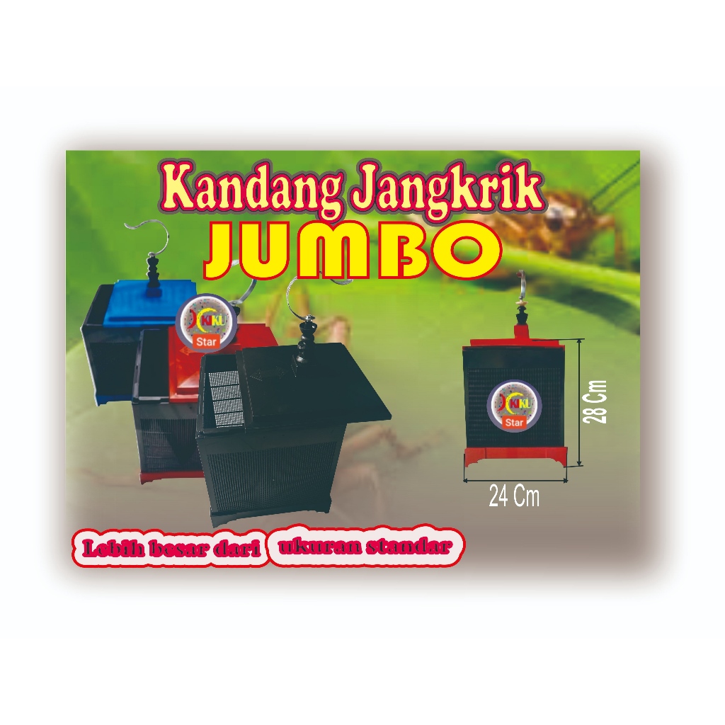 Kandang Jangkrik Jumbo (Besar)