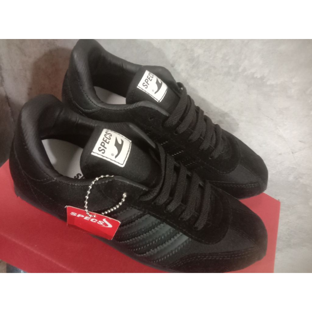 PROMOOOCOOD SEPATU SPECS 104 HITAM 100%ANAK SEKOLAH