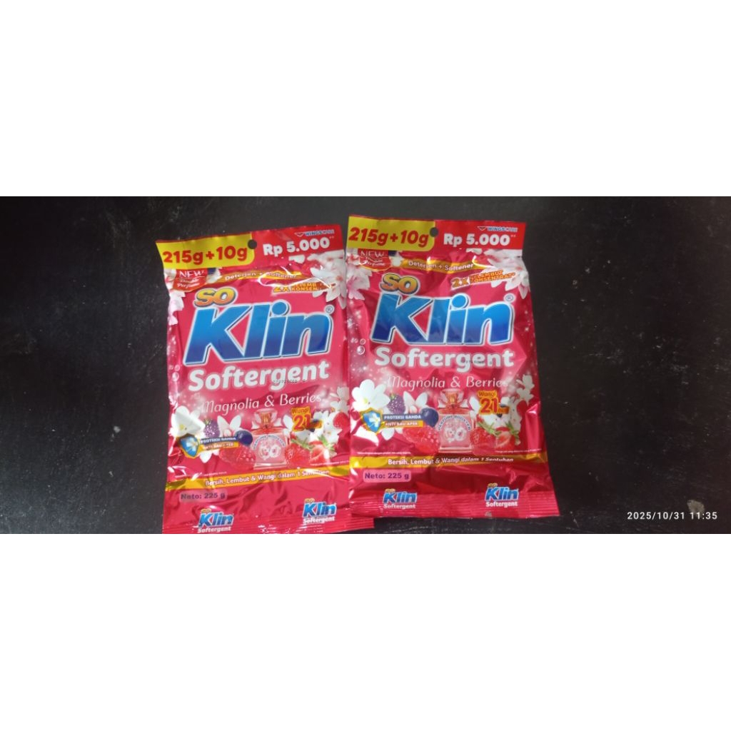 soklin Softergent 5000. deterjen bubuk