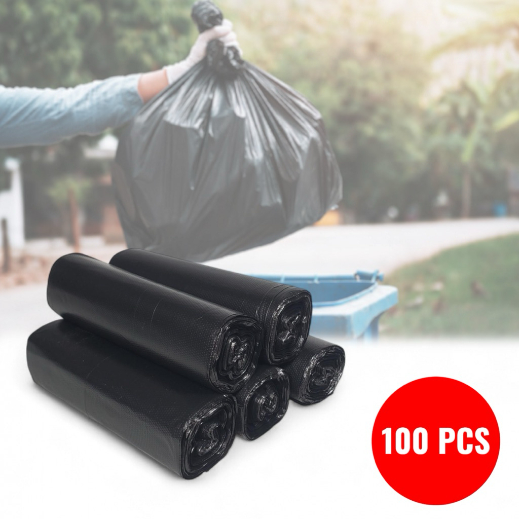Plastik Sampah Hitam Jumbo  / Kantong Sampah Besar / Plastik Packing Besar / Kantong Sampah Hitam