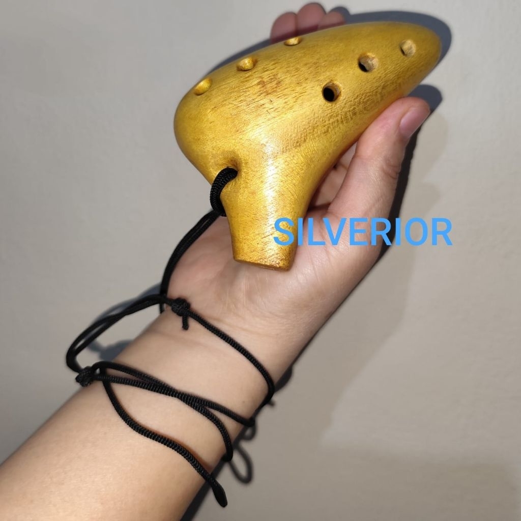 Alat musik tiup potato flute seruling wooden ocarina tsuchibue okarina kayu