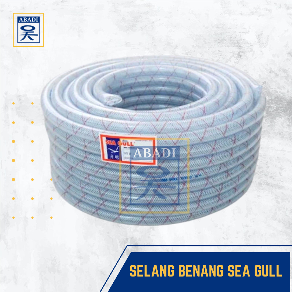 SELANG BENANG 1 ROLL 1/2 INCH X 100 M SEA GULL