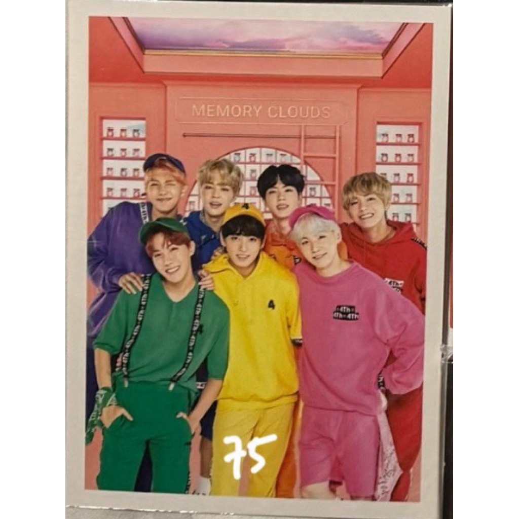bts happy ever after hea postcard ot7 group official