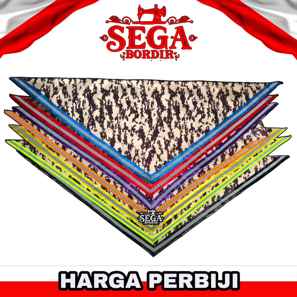 Syal scraft loreng Pramuka | syal scraft Pramuka | syal scraft menyala pramuka
