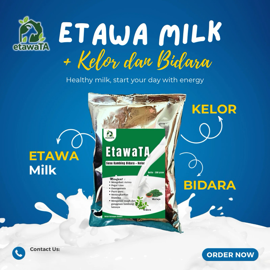 Susu Etawa plus bidara kelor bubuk enak