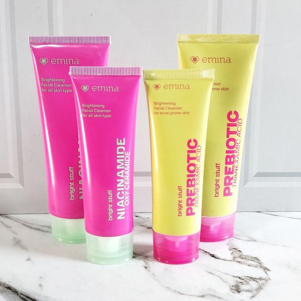 Emina Brightening Facial Cleanser Sabun Muka