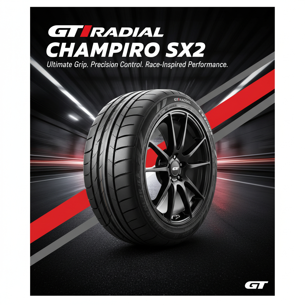 GT Radial Champiro SX2 195/50 R15 Ban Mobil Semi Slick