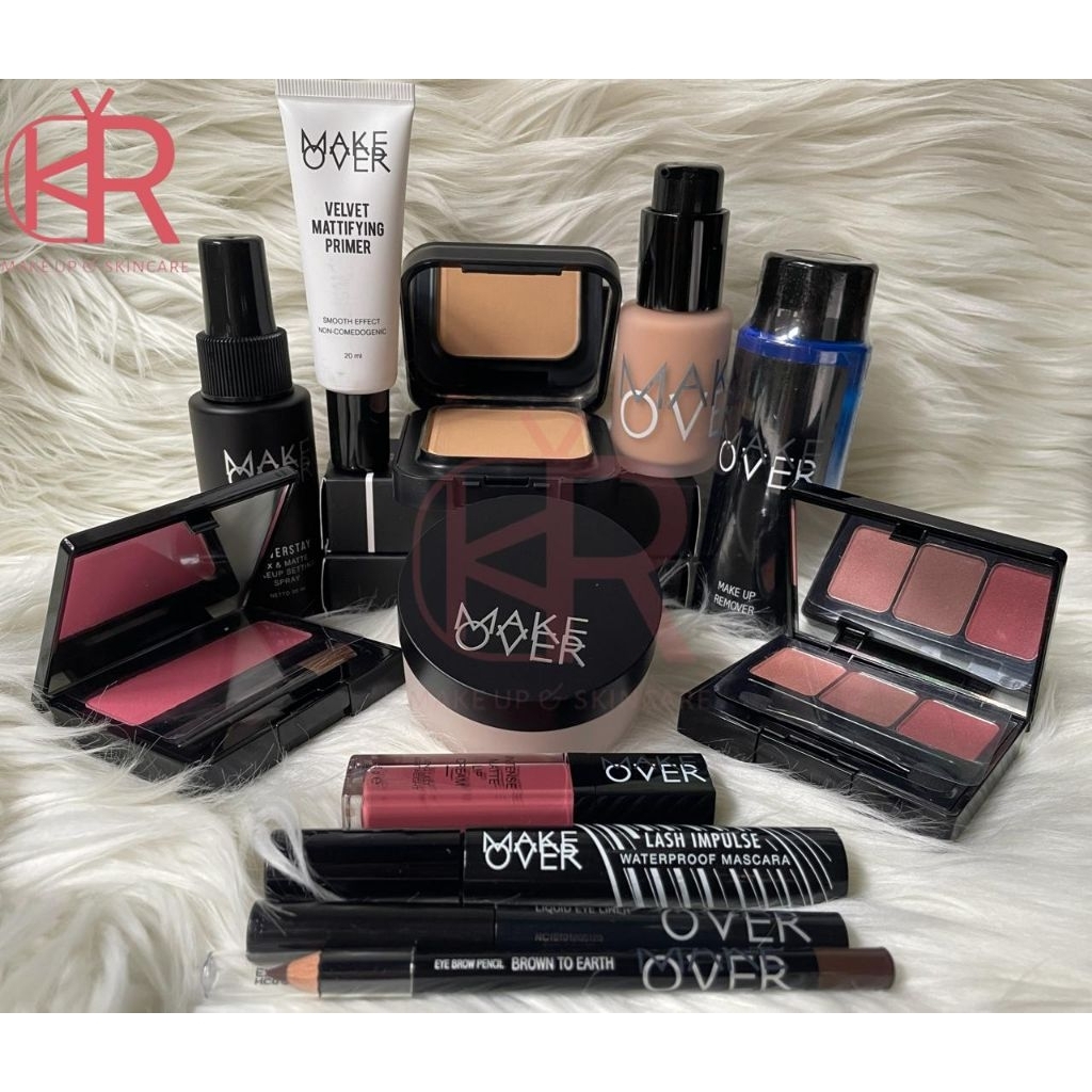 [ORIGINAL] PAKET MAKEUP MAKE OVER 12 ITEM Lengkap Make up seserahan hantaran kado hadiah kosmetik lo