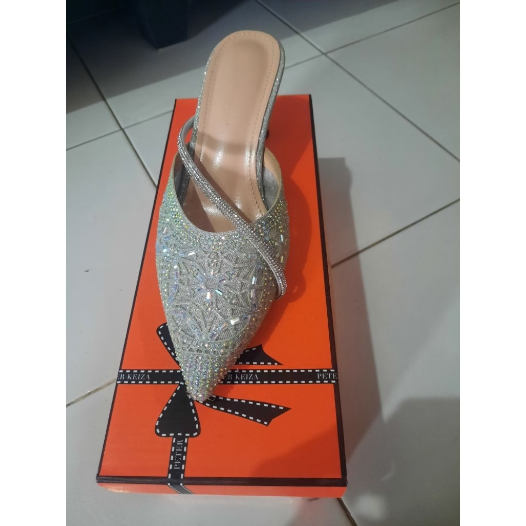 Preloved Sepatu Sandal Kondangan Pengantin Akad Peter Keiza Limited Edition