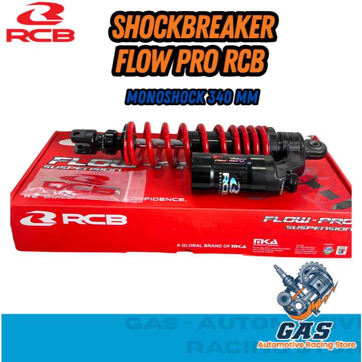 shockbreaker rcb flow pro 340 mm vario 125 / vario 150 / vario 160 / stylo 160 - original rcb