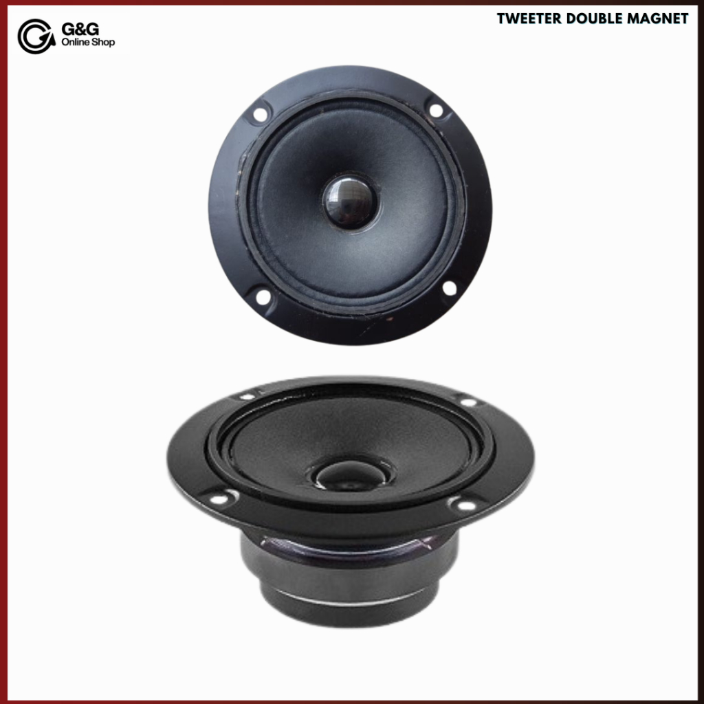 weeter 3 Inch Double Magnet Original 150W Speaker Karaoke High Jernih I GNG AUDIO